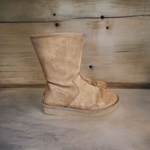 Ugg Limited Edition Peirce Chestnut Suade Zip Up Boots Women's sz 11